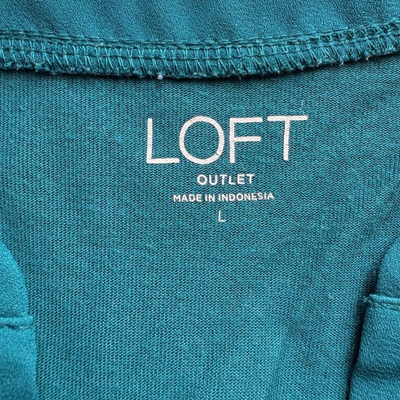 Teal Tunic - Size Large  Excellent Condition - Picture 2 of 4